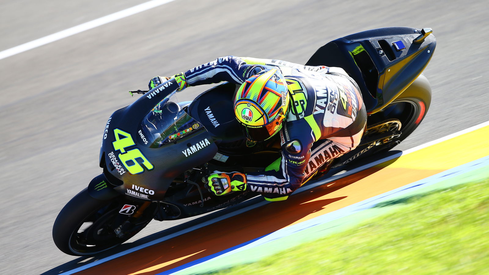Rossi tests the 2014 YZR-M1