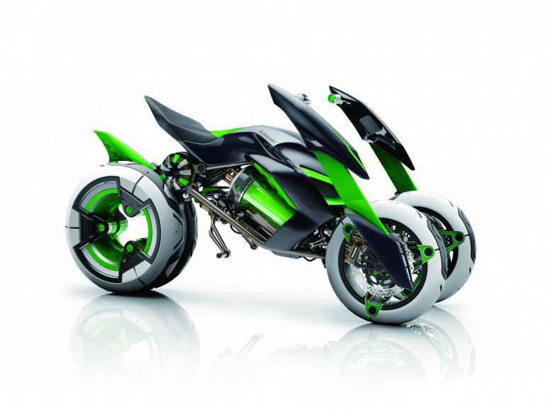 Kawasaki’s supercharged four-cylinder engine