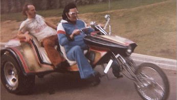 Elvis Presley's trike on show