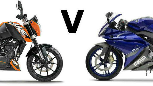 Versus: KTM Duke 125 vs Yamaha YZF-R125