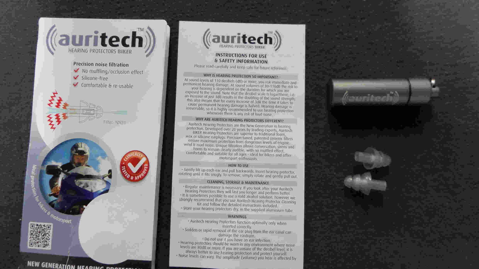 Used: Auritech BIKER earplugs review