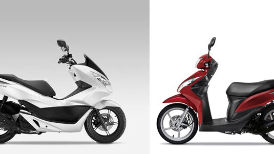 Versus: Honda Vision 110 vs Honda PCX125