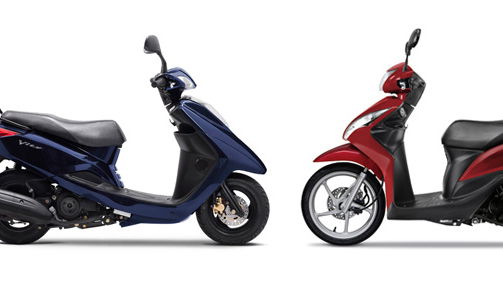 Versus: Yamaha Vity 125 vs Honda Vision 110