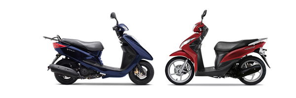 Versus: Yamaha Vity 125 vs Honda Vision 110