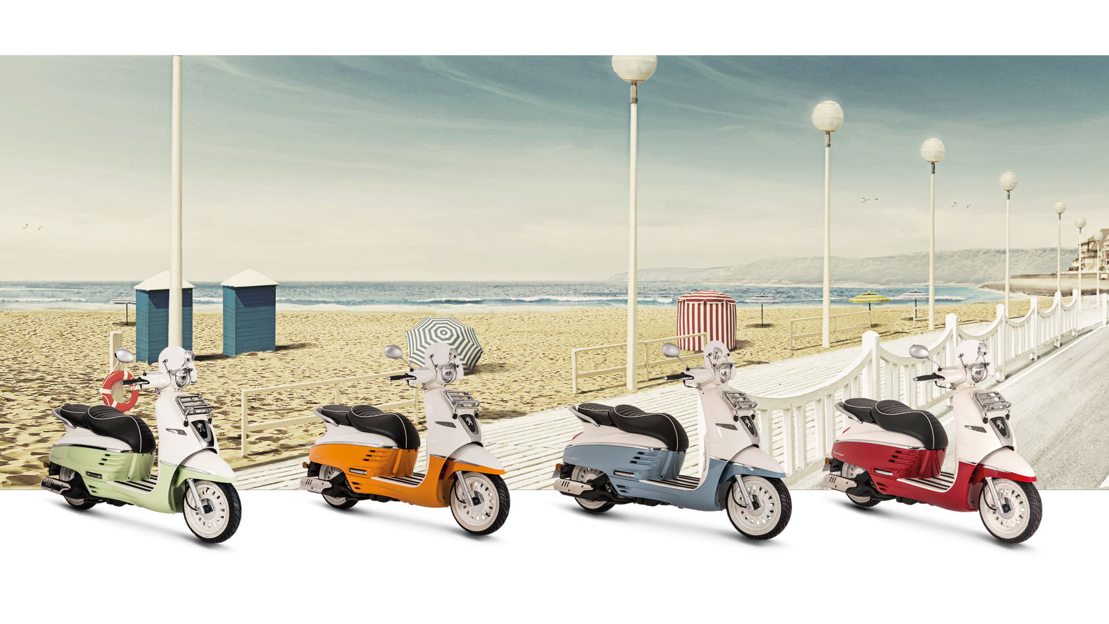 New: Peugeot Django retro scooters, available this summer