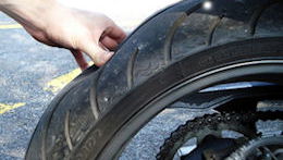 Police puncture unlocked motorcycles’ tyres