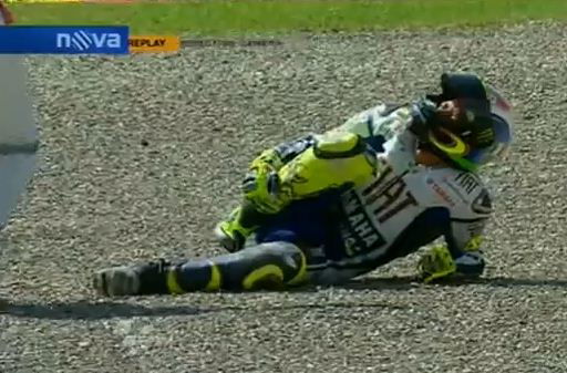 Video: 2010 Rossi Mugello MotoGP Crash