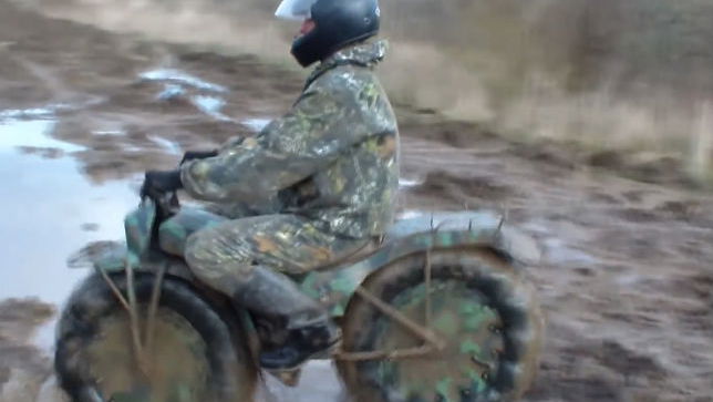 Russian DIY bike