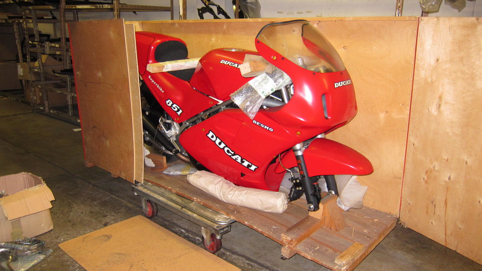 Box-fresh Ducati 851 Lucchinelli Replica up for auction