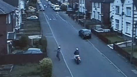 Video: Motorcycle-mounted hit man opens fire on OAP couple