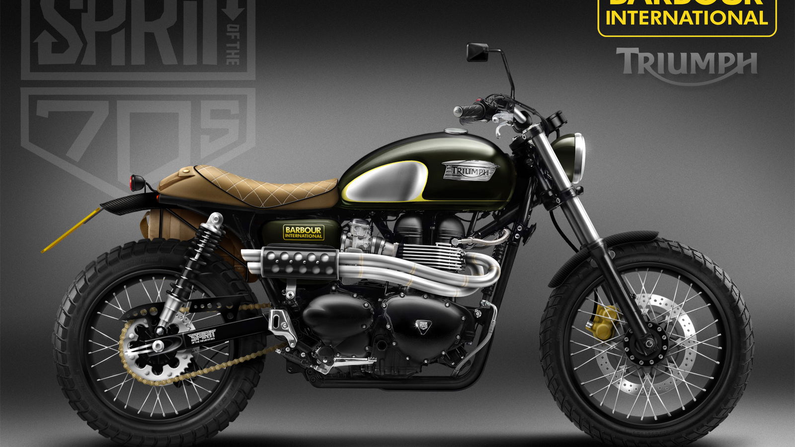 Spirit of the 70s Triumph Scrambler