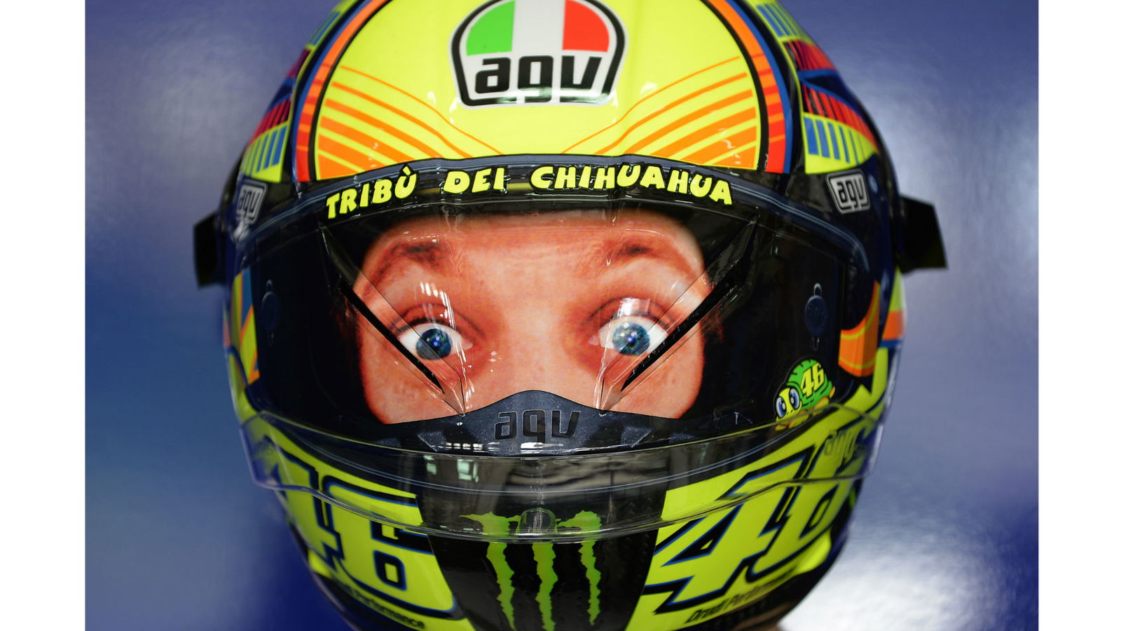 New: Valentino Rossi double face AGV Corsa helmet