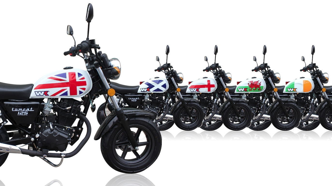 WK launches national flag emblazoned 125 commuter bikes