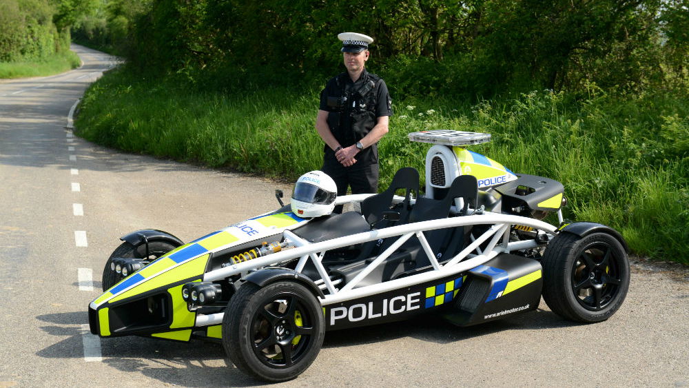 Police draft in 350bhp Ariel Atom for motorcycle operation