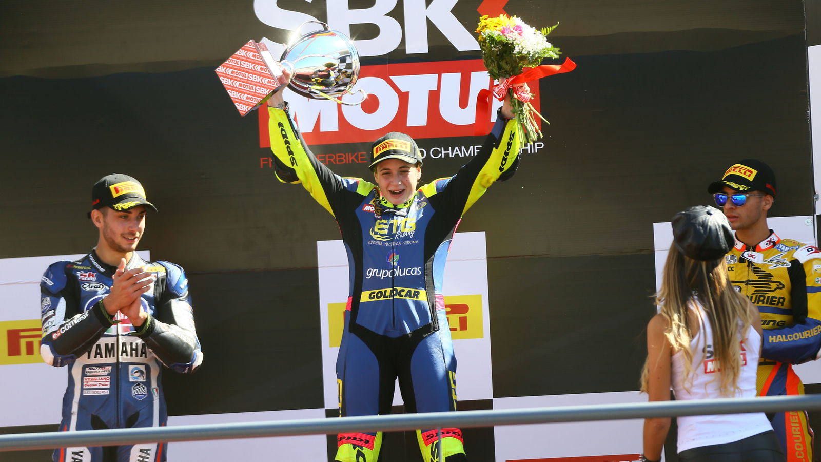 Ana Carrasco becomes first woman to win tarmac FIM world championship race