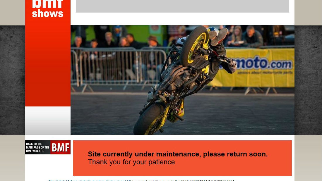 BMF Tailend Show cancelled