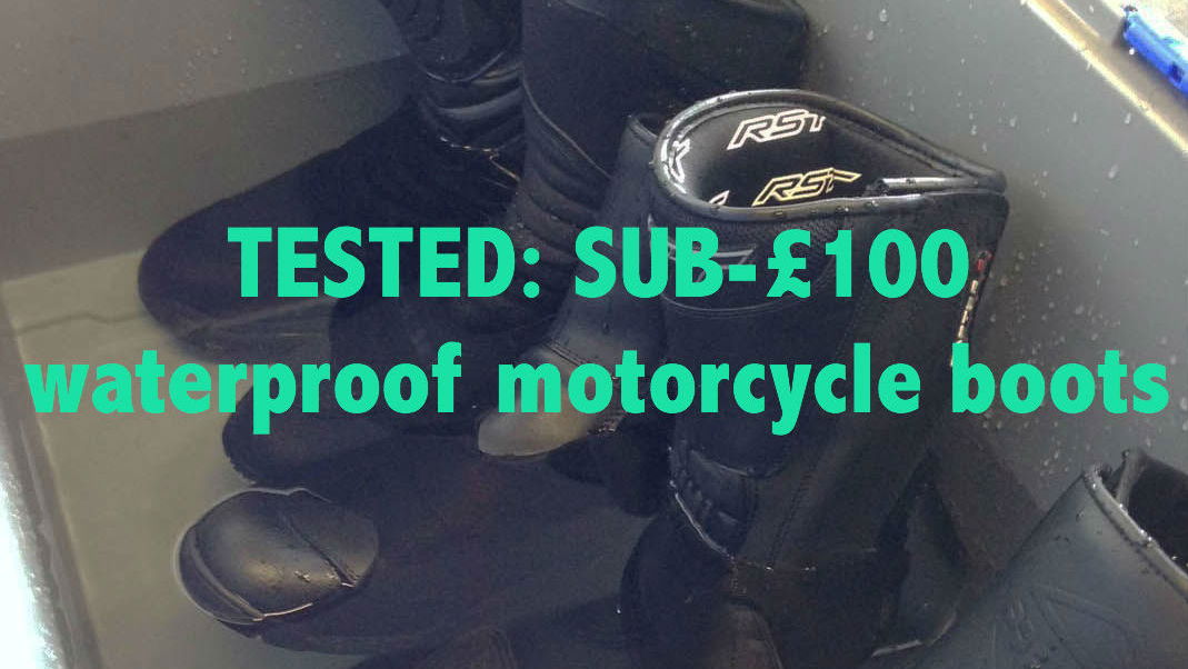 Tested: Sub-£100 waterproof motorcycle boots