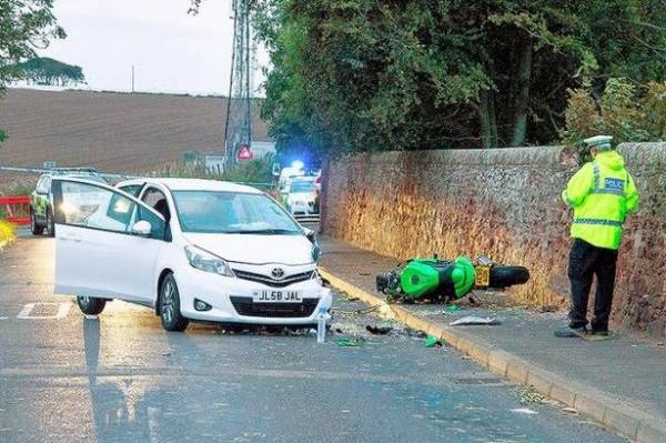 Google Street View captures motorcycle crash