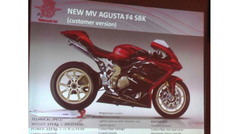 MV Agusta F4 2015 makes 210hp