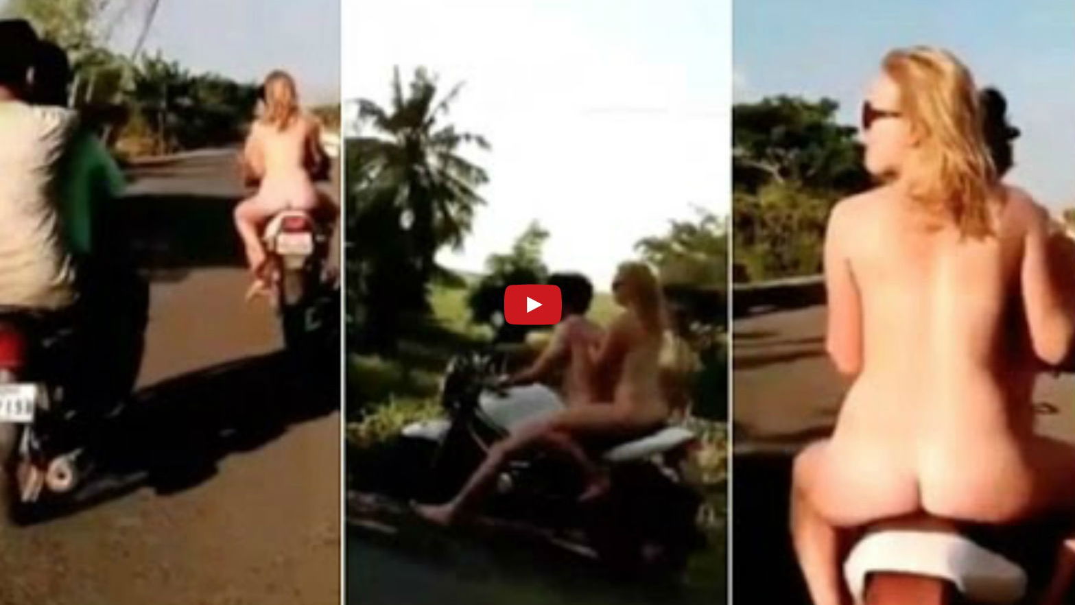 Video: Briton to be deported from Cambodia for riding motorcycle naked