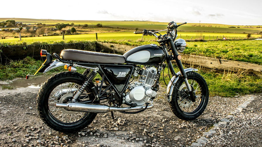A scrambler-style retro 250 for £2,200