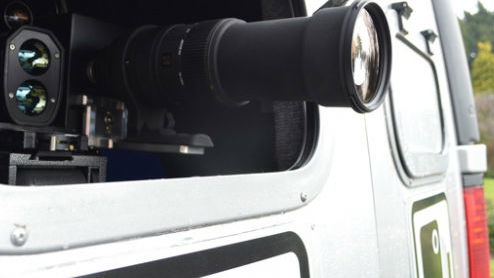 Police speed camera warning