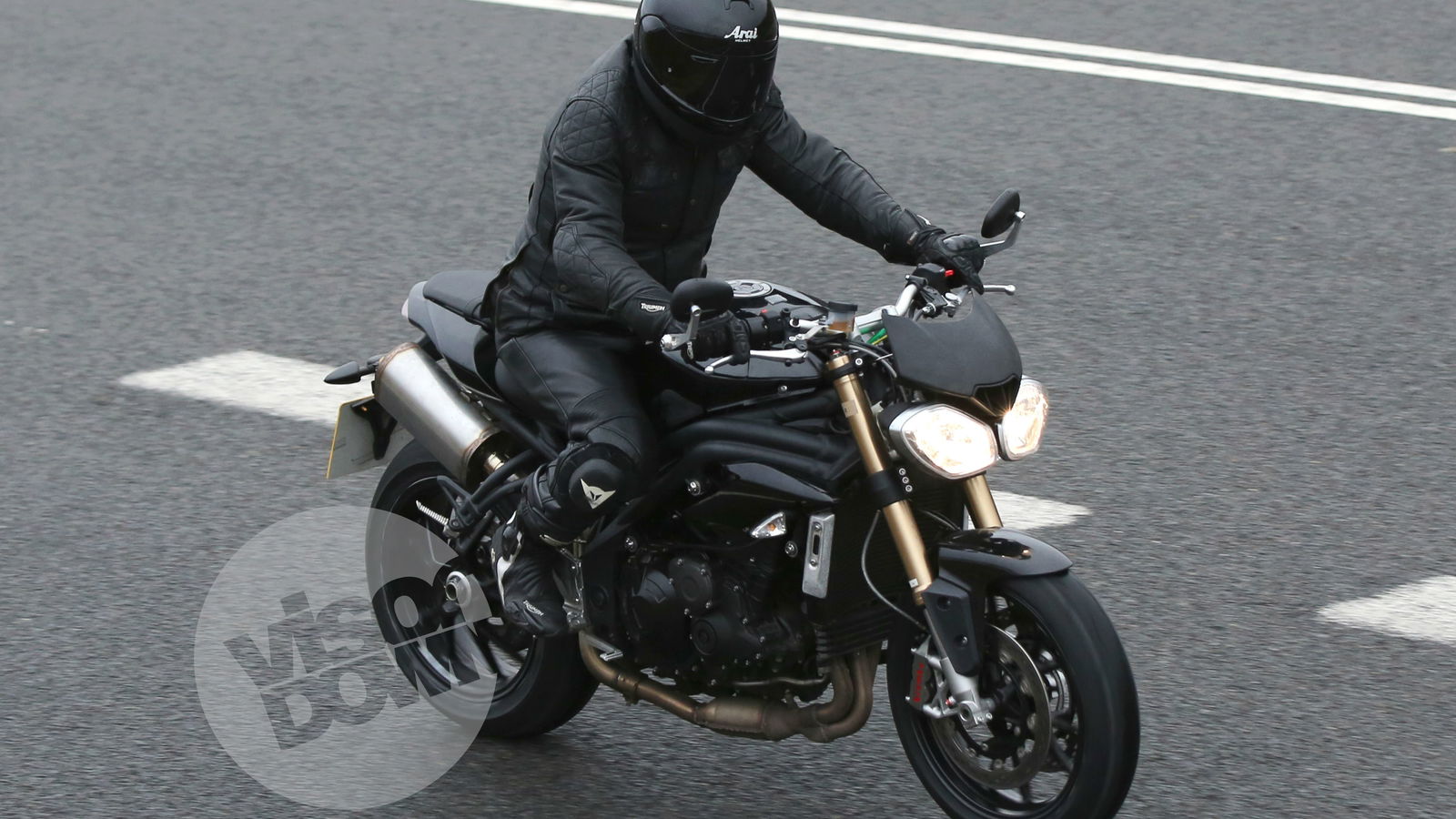 New Triumph Speed Triple spied