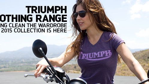 Triumph launches 2015 spring/summer clothing range