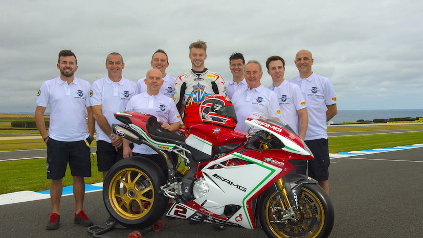 MV Agusta reveals F4 RC at WSBK team launch