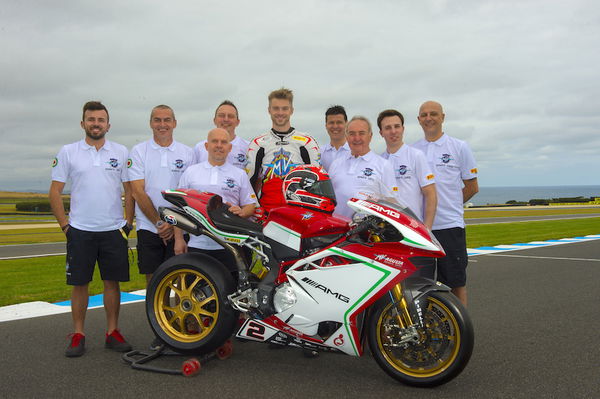 MV Agusta reveals F4 RC at WSBK team launch