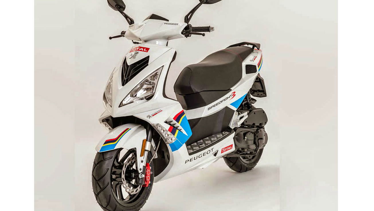 Speedfight 125 scooter gets Peugeot rally team’s colours