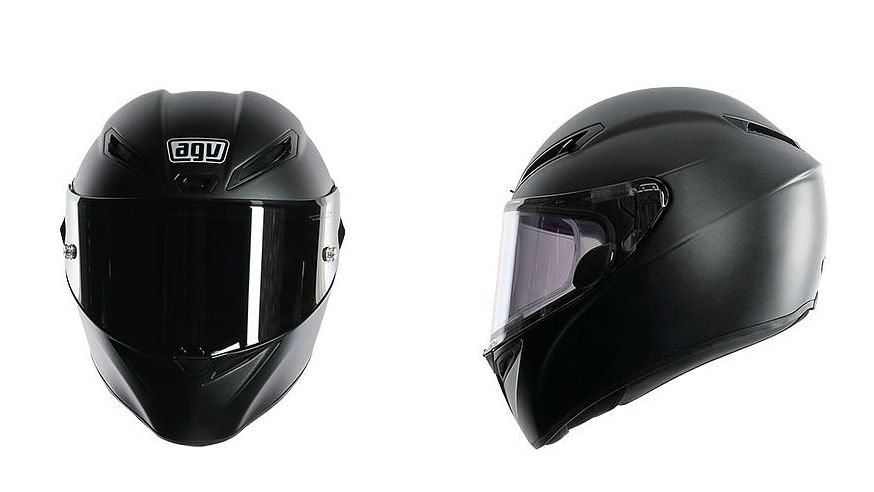 AGV's new visor will go from black to clear at the push of a button
