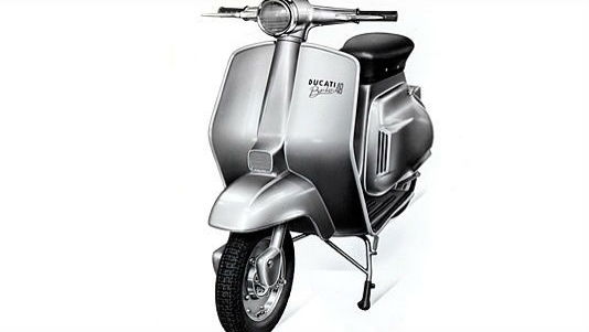 A Ducati badge on a scooter?