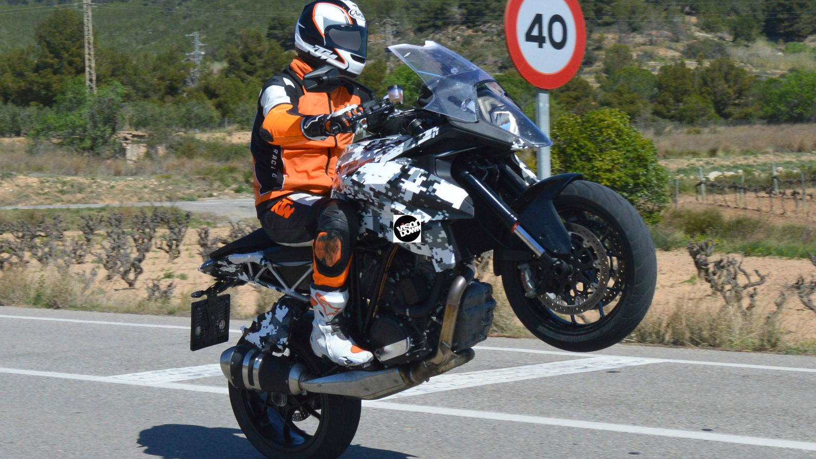 KTM 1290 Super Duke GT spied