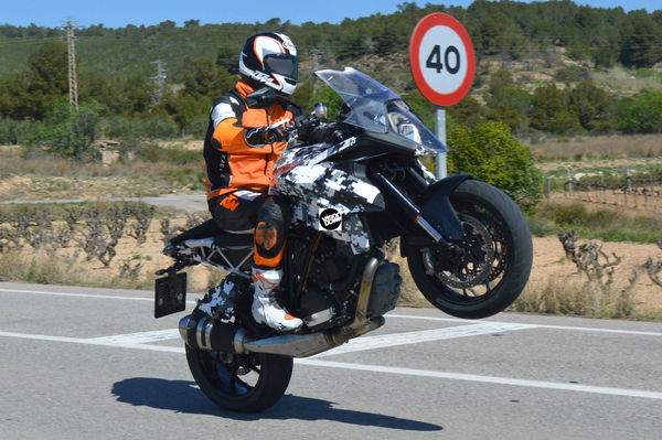 KTM 1290 Super Duke GT spied