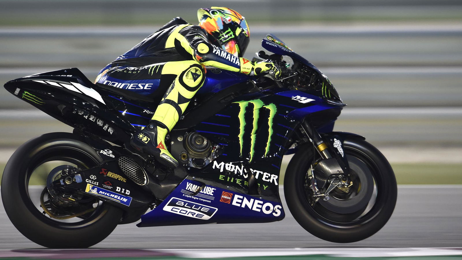 Rossi leads Lorenzo as MotoGP returns