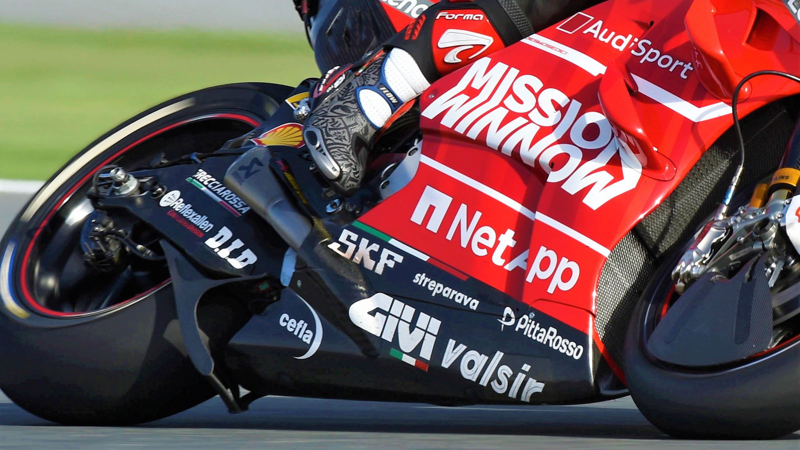 Aprilia: A wing creates downforce...