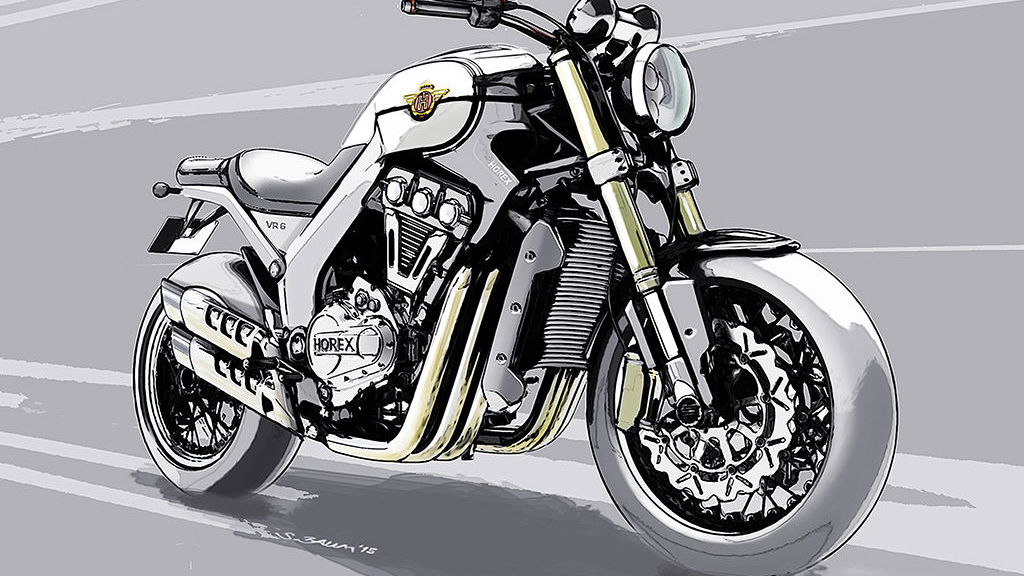 New Horex VR6 sketched