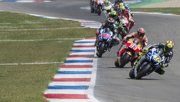 Rossi: 'I was lucky to control the bike on the gravel'