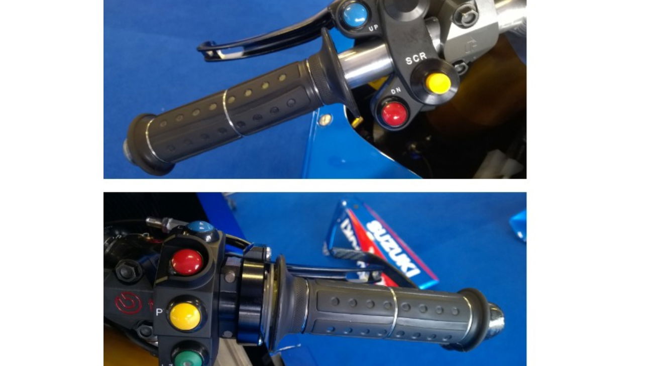 Suzuki's MotoGP Xbox handlebars