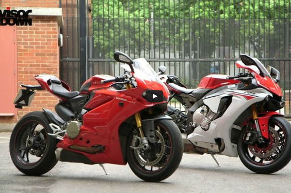 Video review: Yamaha R1 vs Ducati 1299 Panigale S back-to-back test