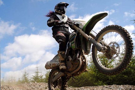 Military-tech shield to protect your bike