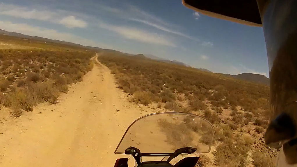 Honda Africa Twin on-board trail ride