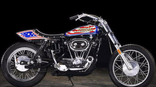 McQueen's and Knievel's bikes up for auction