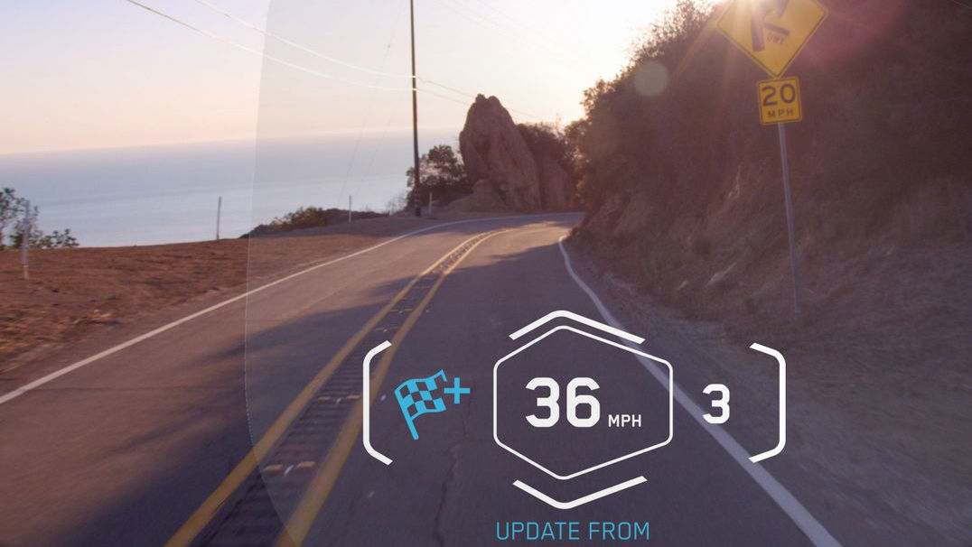 BMW developing HUD helmet