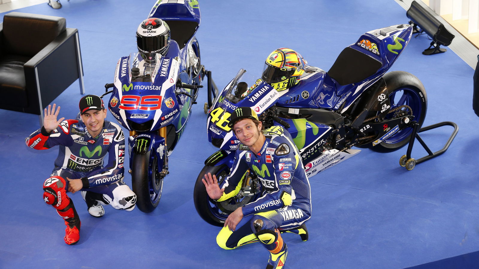 Rossi and Lorenzo talk Michelin tyres