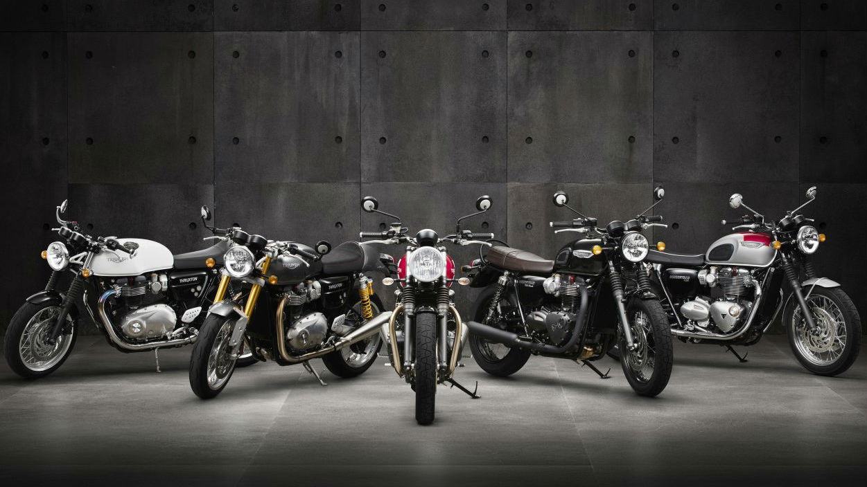 Triumph Street Cup and Bonneville T100 models planned