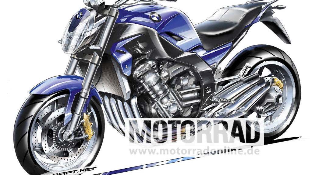 What if BMW used the engine from the K1600GT in a naked bike?