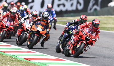 start of the Italian MotoGP at Mugello