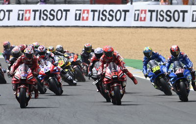 Start of the French MotoGP at Le Mans